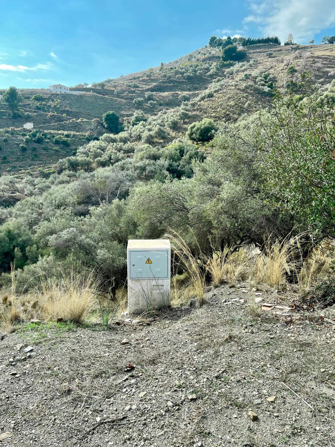 Beautiful plot with an old country house in Frigiliana.