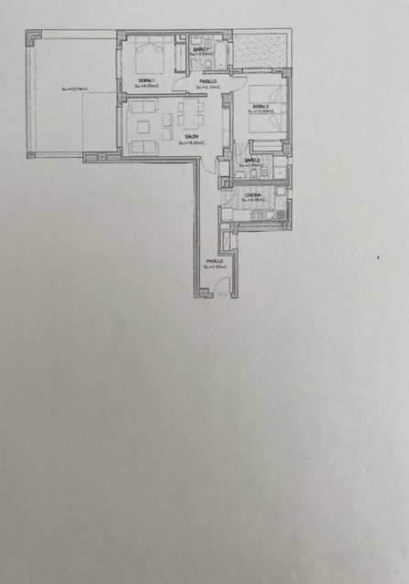 Project of apartments and parking spaces