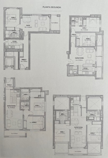 Proyecto de apartamentos y plazas de aparcamiento